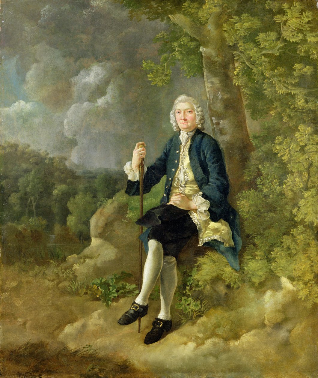 Mr Clayton Jones, c.1744-45 (oil on canvas) by Thomas Gainsborough