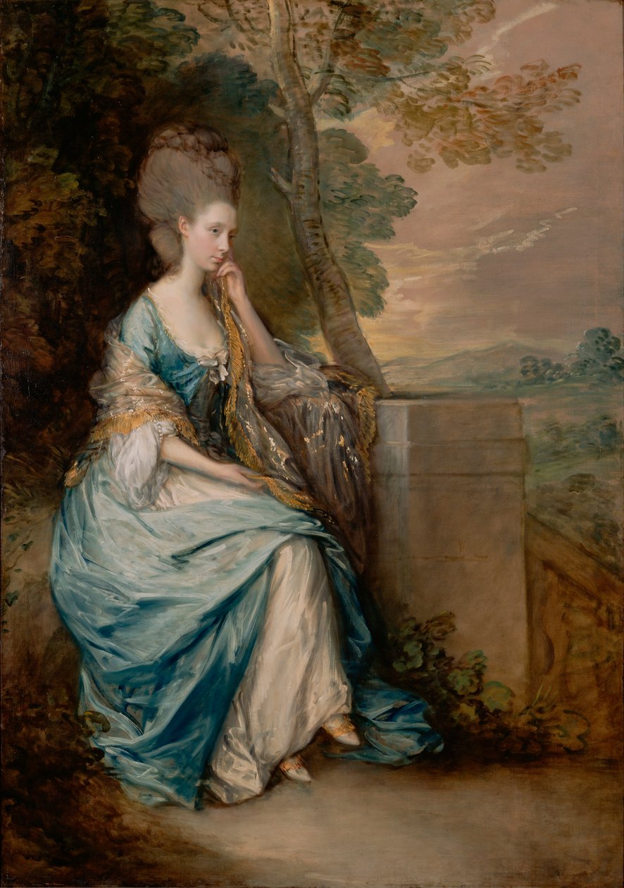 Anne portresi, Chesterfield Kontesi by Thomas Gainsborough