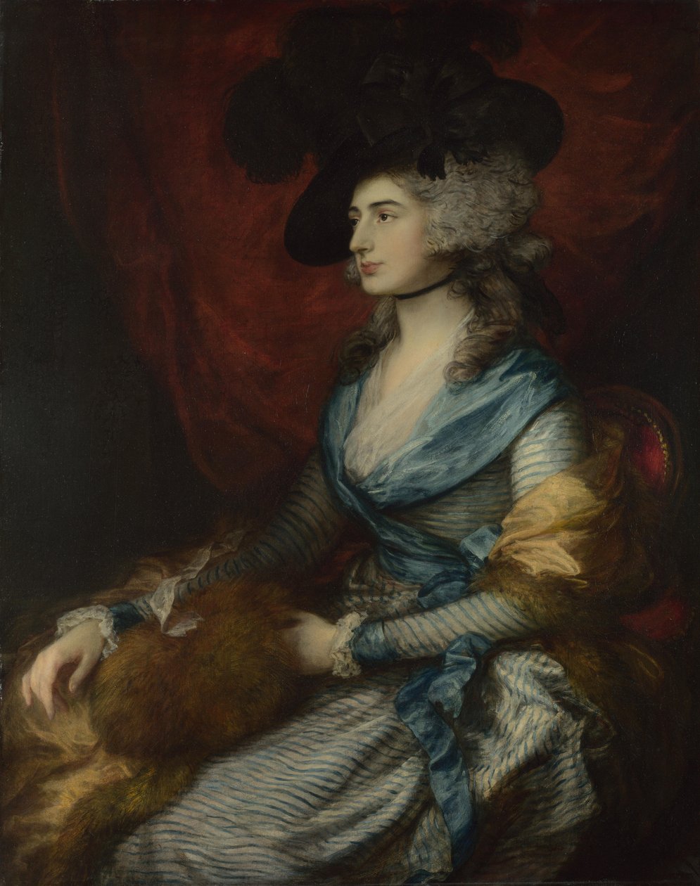 Sarah Siddons'ın Portresi, 1785 by Thomas Gainsborough