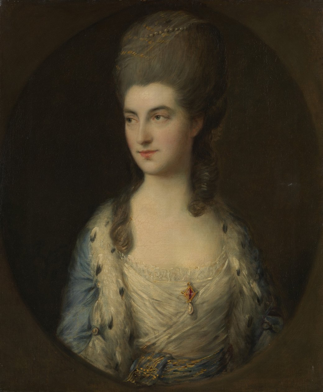 Bayan Sparrow adlı genç bir kadının portresi, 1770