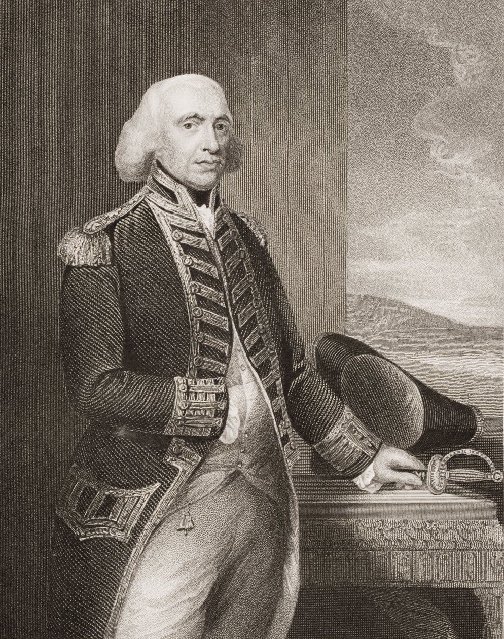 Richard Howe, 1. Earl Howe, Lieut