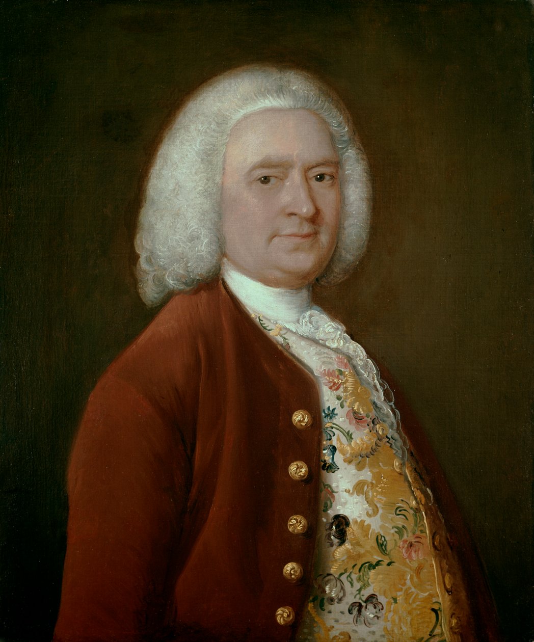 Sir Richard Lloyd, 1696-1761, c1750. by Thomas Gainsborough