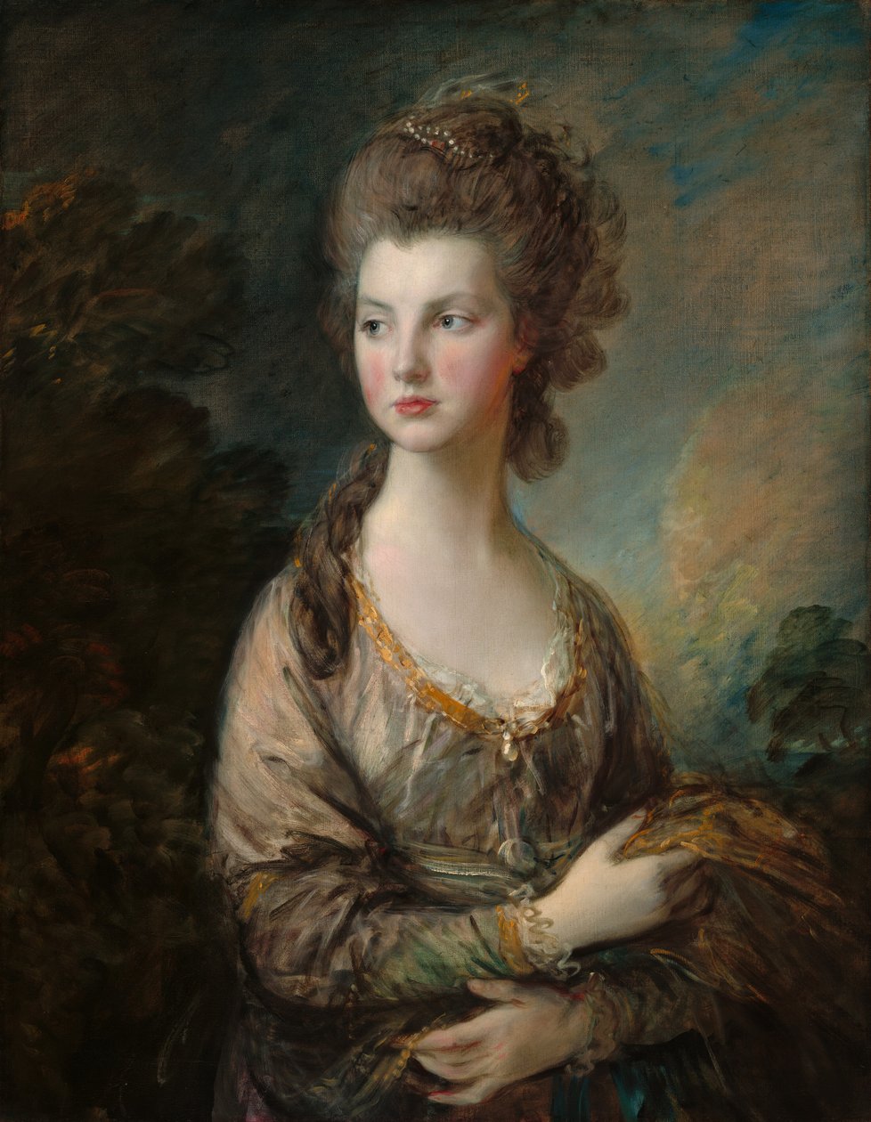 Hon. Bayan Thomas Graham, c. 1775-77 (tuval üzerine yağlı boya) by Thomas Gainsborough