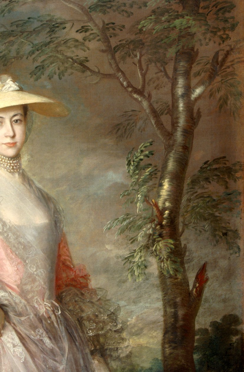 Mary, Kontes Howe'un bir tablosundan ağaç detayı, c.1760 (tuval üzerine yağlı boya) by Thomas Gainsborough