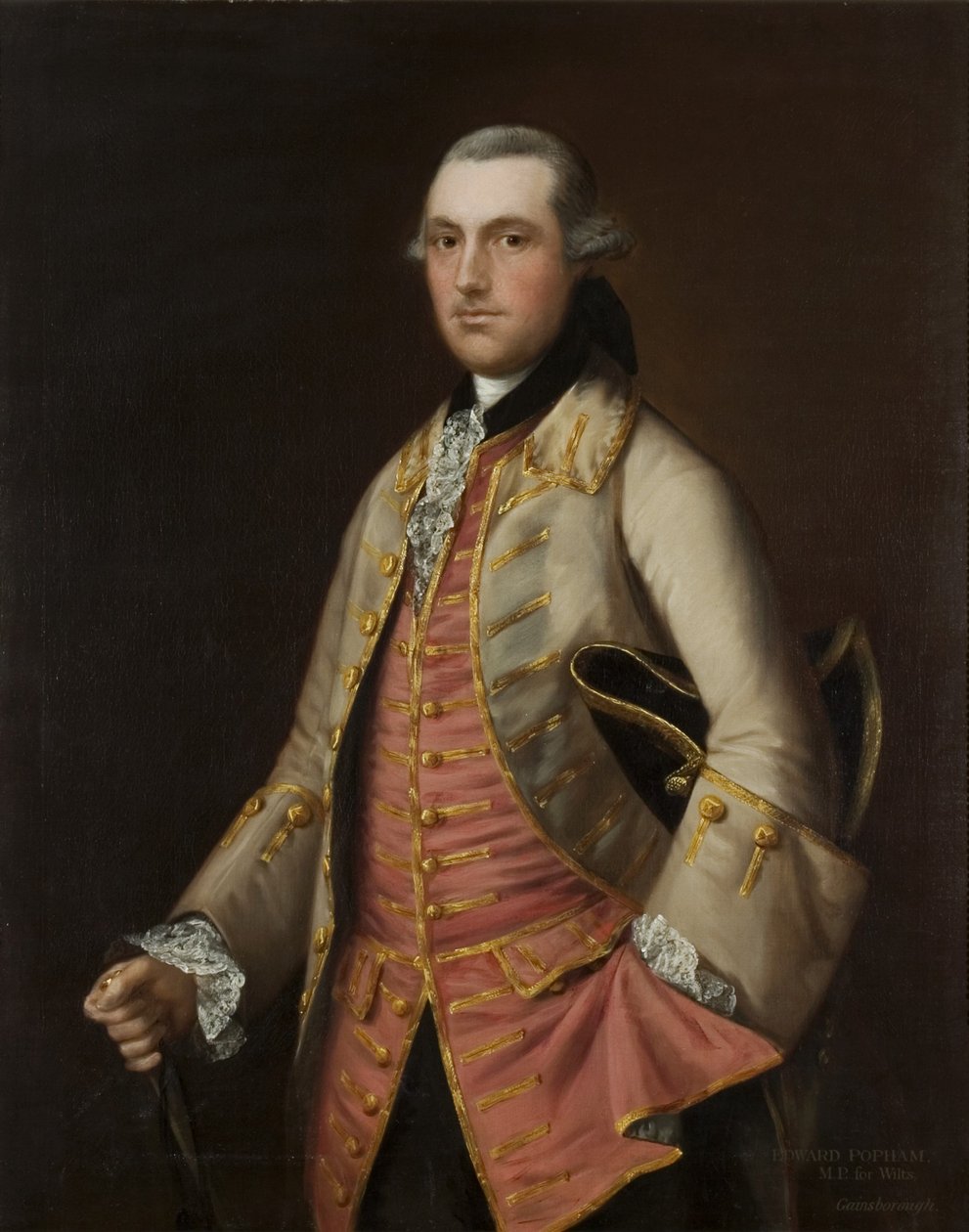 William Leyborne Leyborne, c.1763 (tuval üzerine yağlı boya) by Thomas Gainsborough