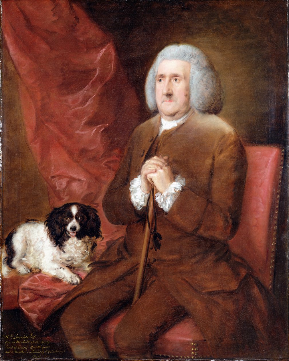 William Lowndes (1652-1724), Majestelerinin Maliye Mahkemesi Denetçisi by Thomas Gainsborough
