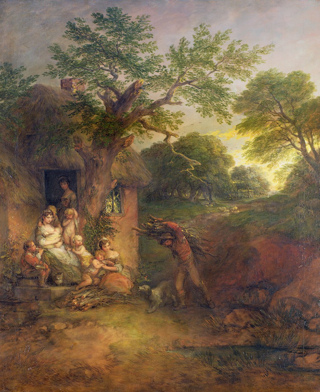 Oduncunun Evi, c.1780 by Thomas Gainsborough