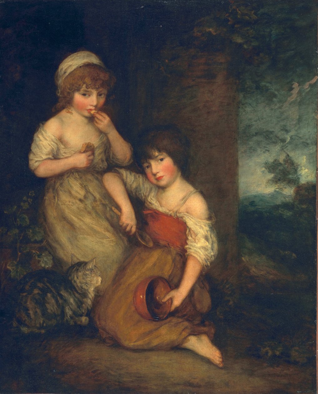 Genç Hobbinol ve Ganderetta, c.1788 by Thomas Gainsborough