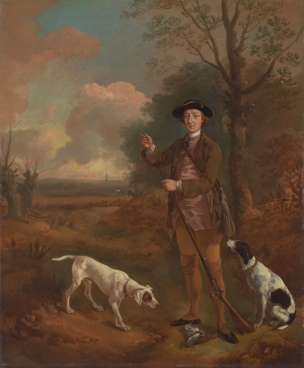 Tannington, Suffolk'tan Binbaşı John Dade by Thomas Gainsborough RA