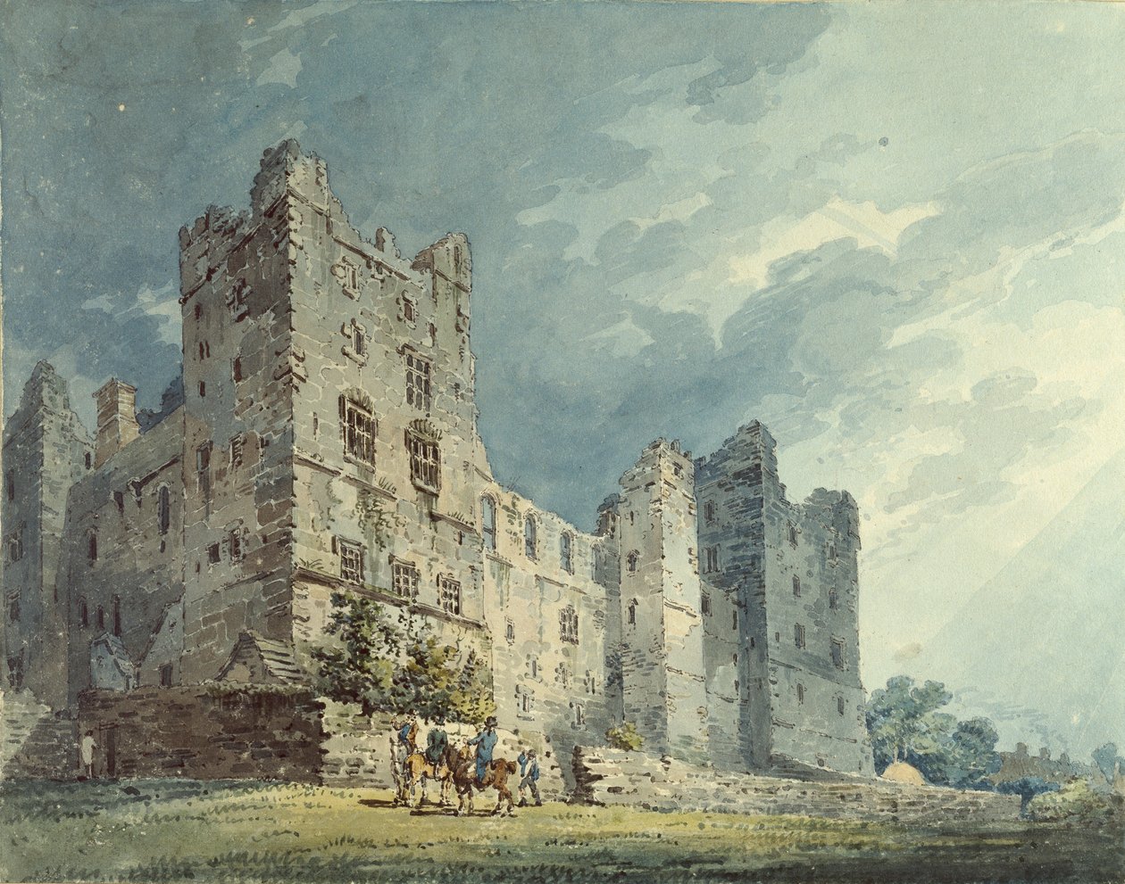 Bolton Kalesi, Yorkshire, 1795-1802 by Thomas Girtin