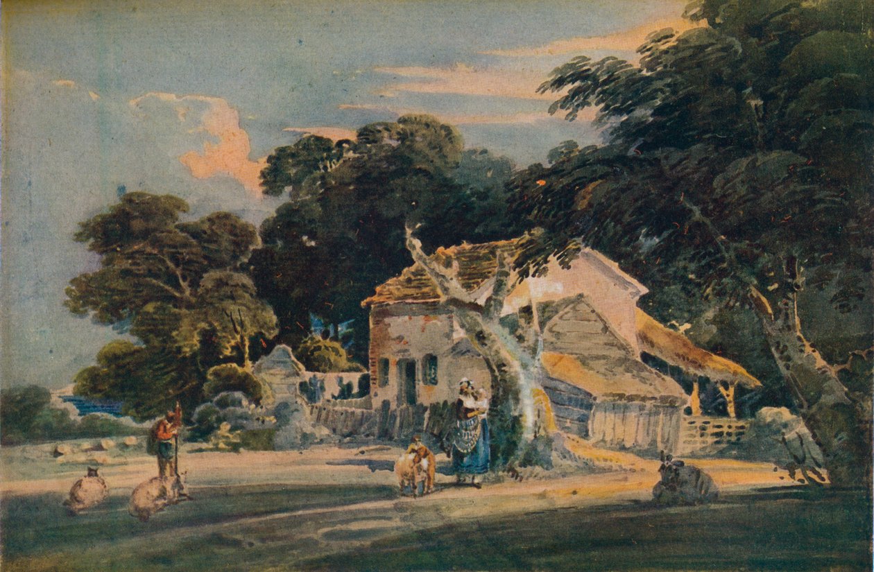 Devonshire Çiftliği, c1798 by Thomas Girtin