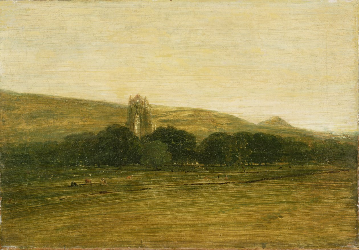 Guisborough Manastırı, c.1801-02 (tuval üzerine yağlı boya) by Thomas Girtin