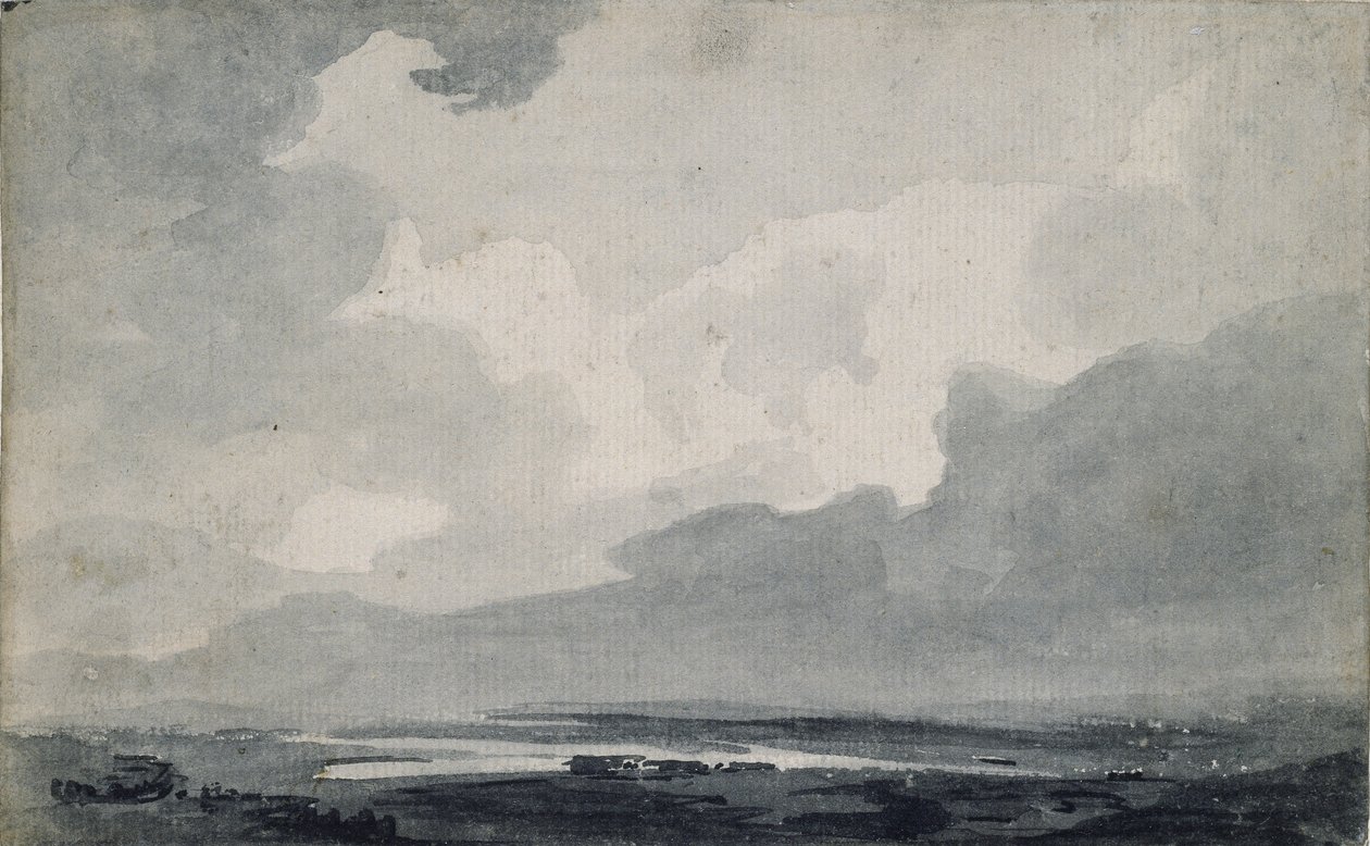 Moorland Görünümü, c1800 by Thomas Girtin