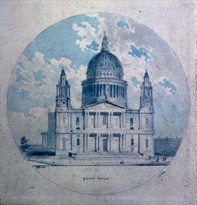 St Paul Katedrali by Thomas Girtin