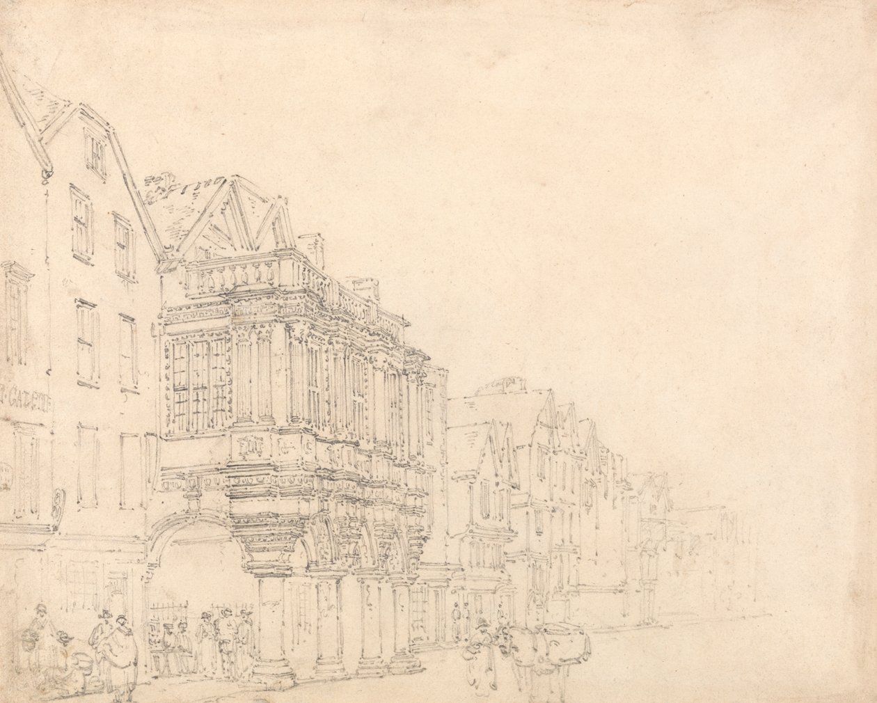 Guildhall, Exeter by Thomas Girtin