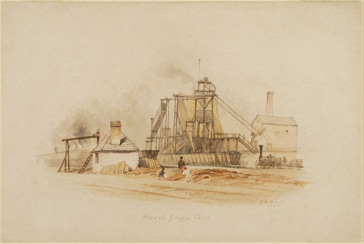 Byers Green Colliery by Thomas H. Hair
