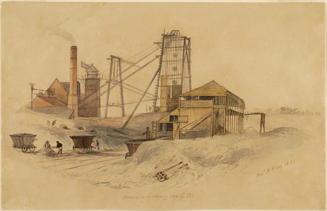 Hebburn Colliery, C Çukuru by Thomas H. Hair