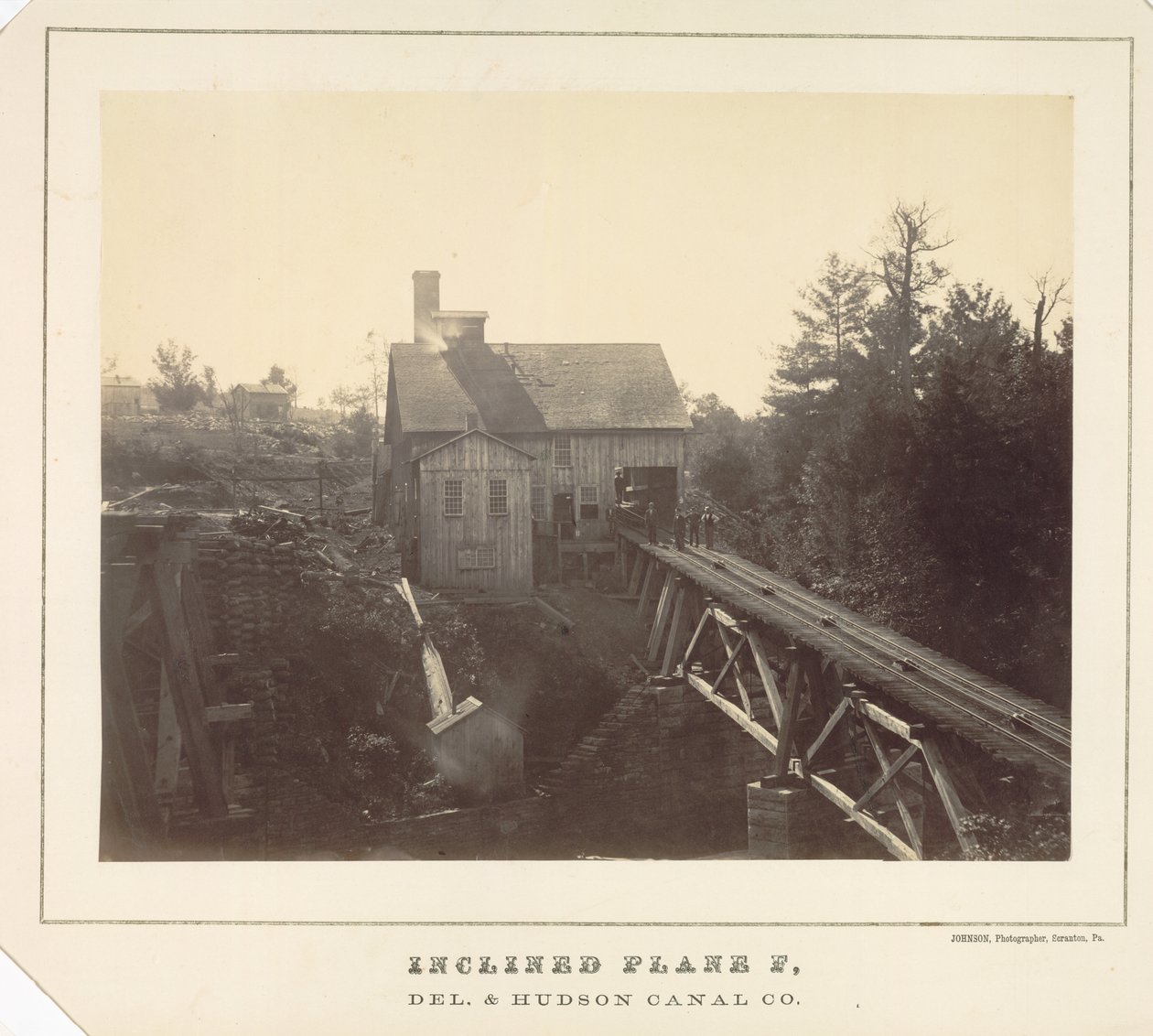 Eğik Düzlem F, Delaware ve Hudson Canal Co. by Thomas H. Johnson