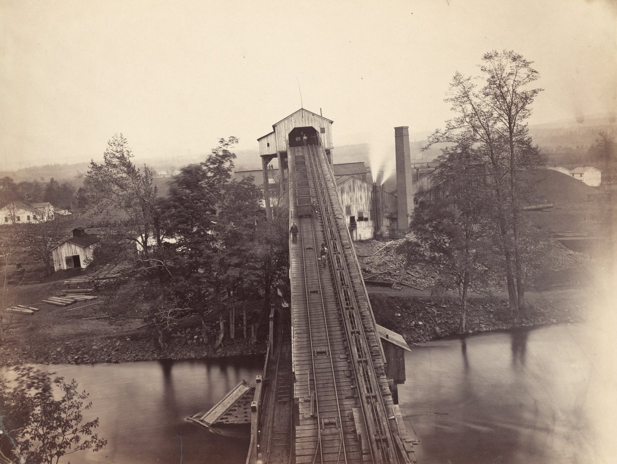 Von Storch Breaker, Del. & Hudson Canal Co., c. 1863-1865. by Thomas H. Johnson