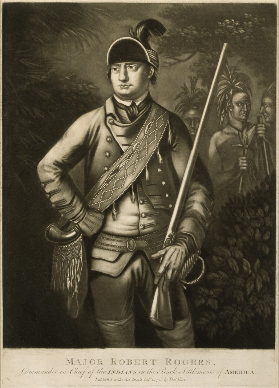 Binbaşı Robert Rogers, Amerika