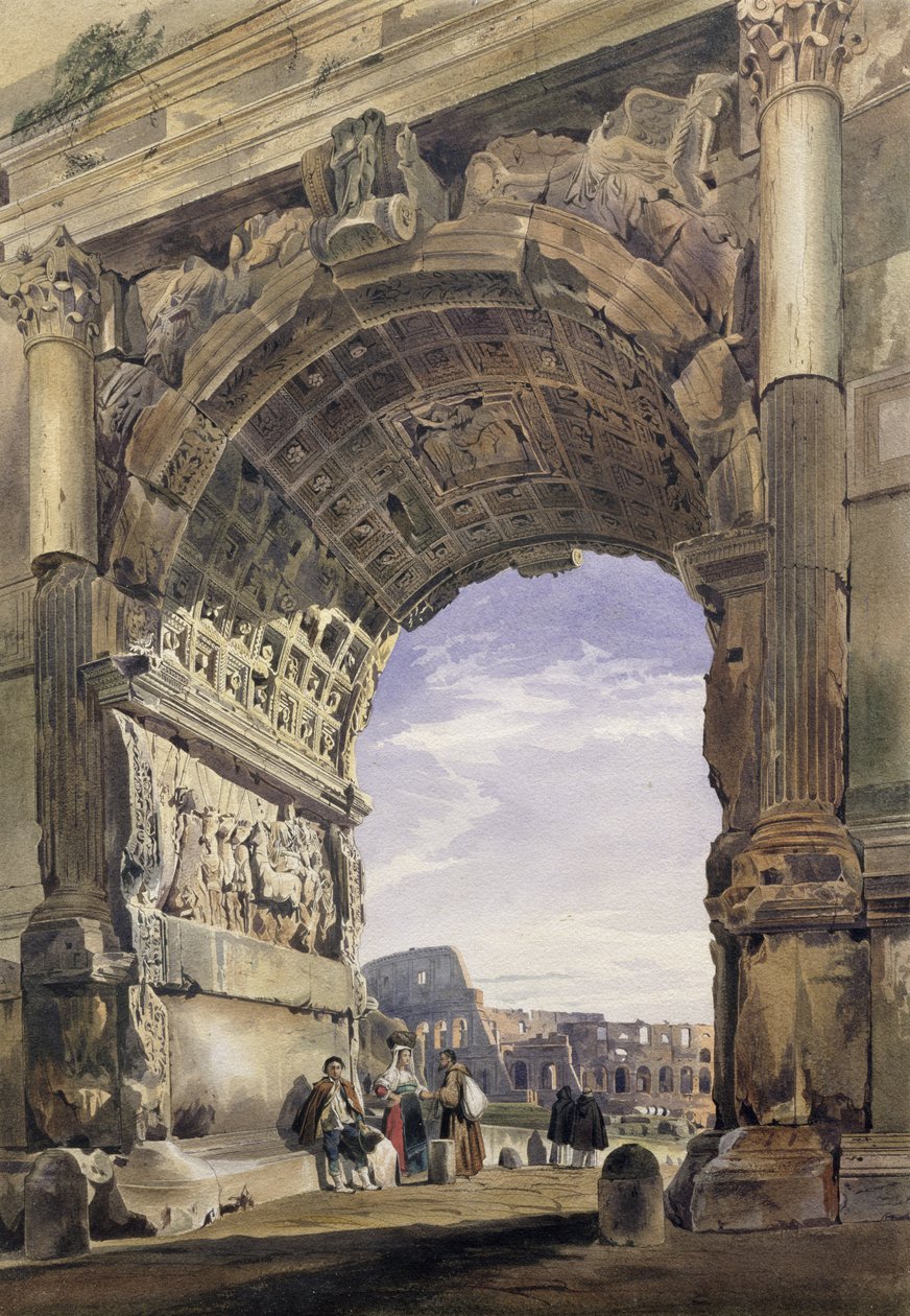 Titus Kemeri, Roma, 1842 by Thomas Hartley Cromek