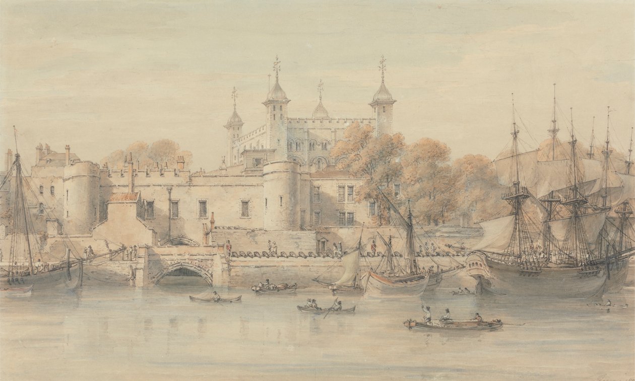 Londra kulesi by Thomas Hearne