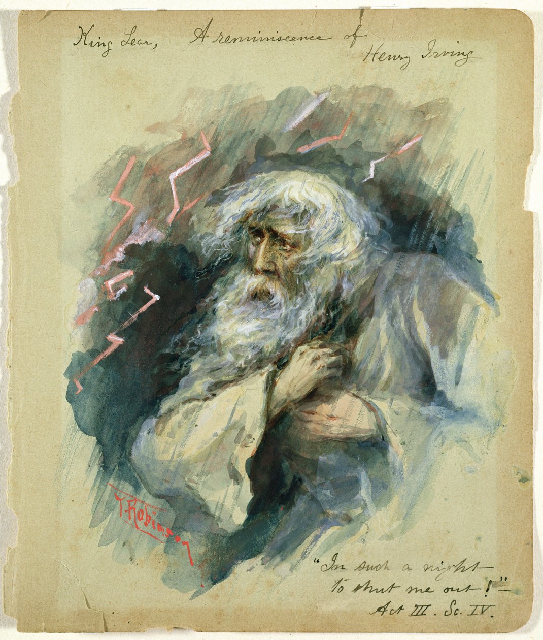 Kral Lear, Henry Irving