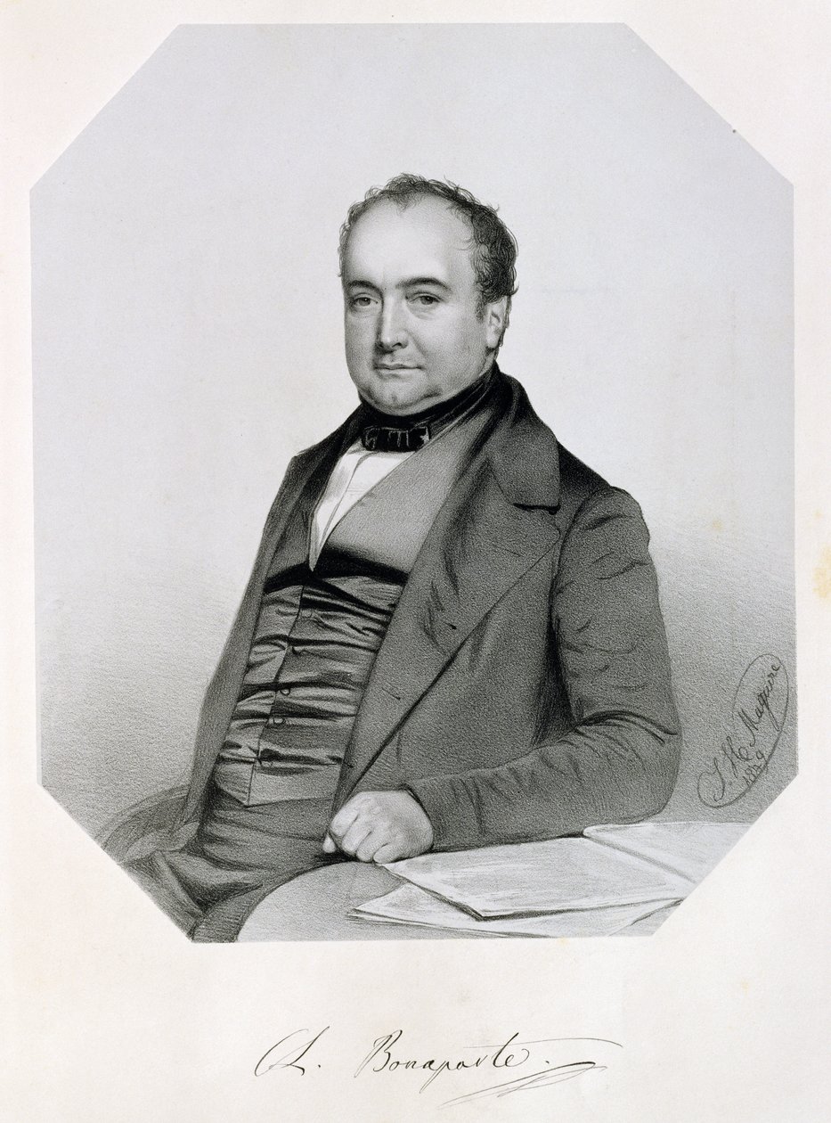 Charle Lucien Jules Laurent Bonaparte, Canino ve Musignano Prensi (1803-57) 1850 by Thomas Herbert Maguire