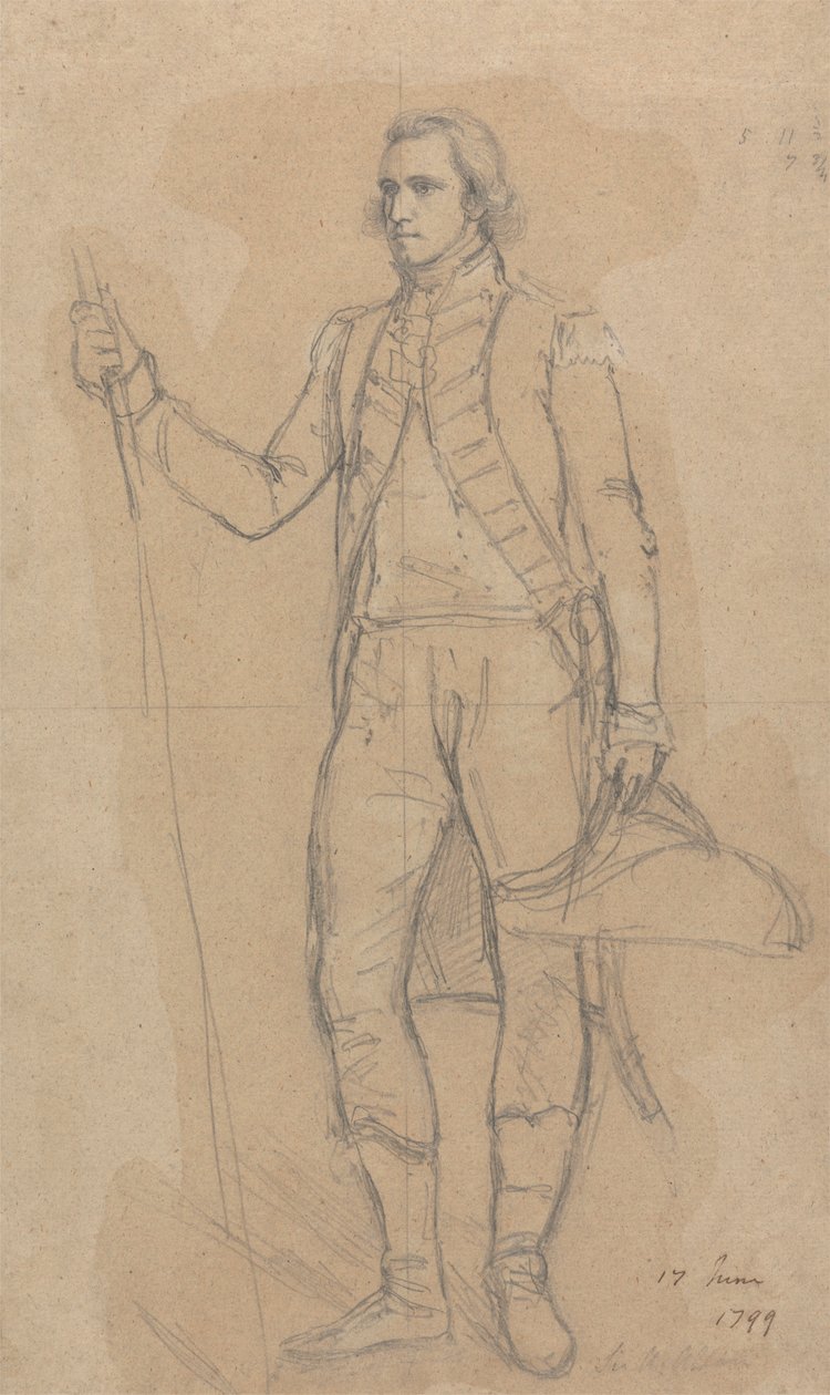 Sir Alexander Allan'ın Çalışması by Thomas Hickey