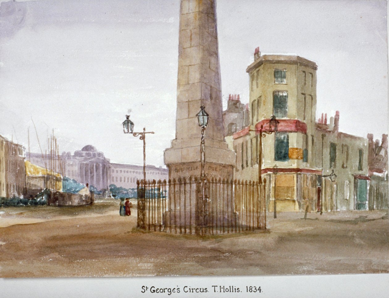 St George Sirki, Southwark, Londra, 1834 by Thomas Hollis