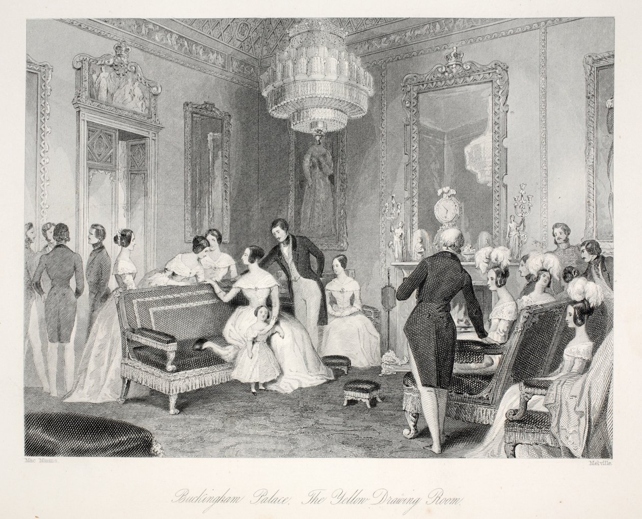 Buckingham Sarayı, The Yellow Drawing Room, 