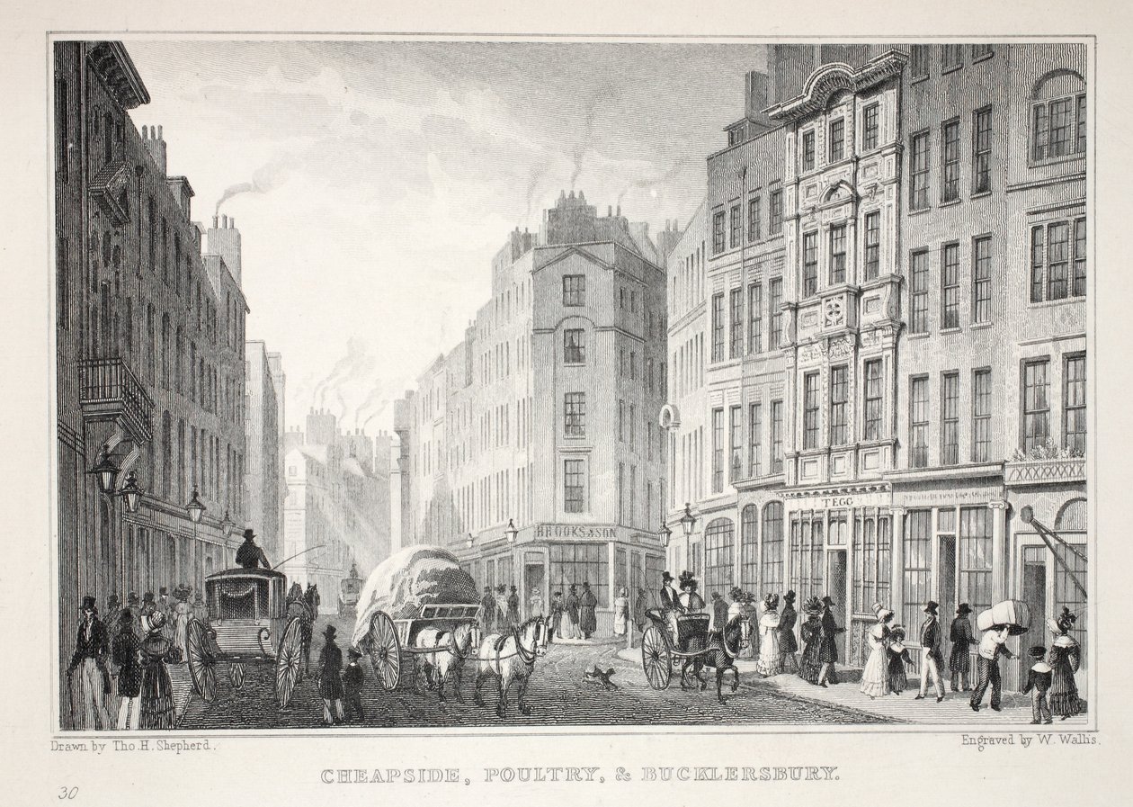 Cheapside, Poultry ve Bucklersbury, 