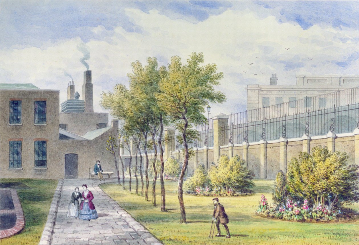St. Thomas Hastanesi Bahçesi, Southwark, Londra by Thomas Hosmer Shepherd