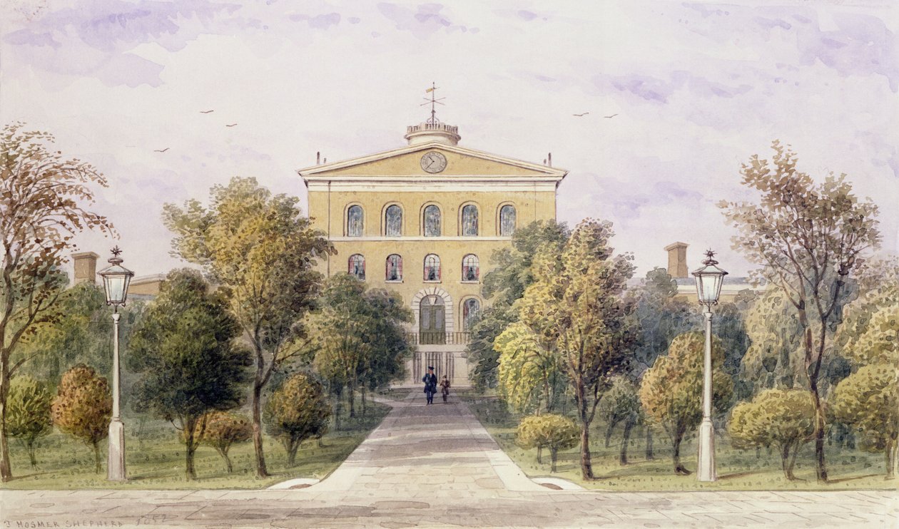 Vali Konağı, Tothill Fields Yeni Hapishanesi, 1852 by Thomas Hosmer Shepherd