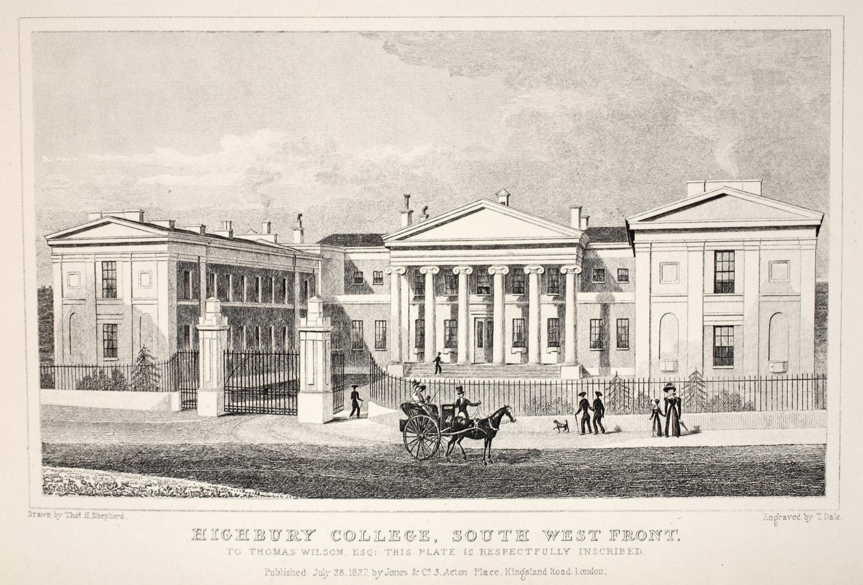 Highbury Koleji, Güney Batı Cephesi, 