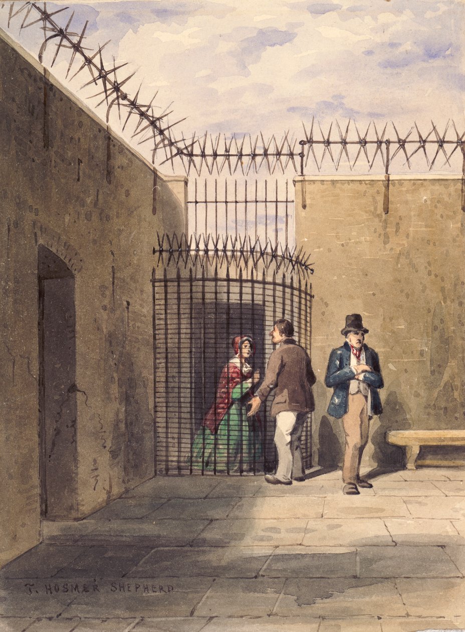 Islah Evi, Clerkenwell, Londra, c1830 by Thomas Hosmer Shepherd