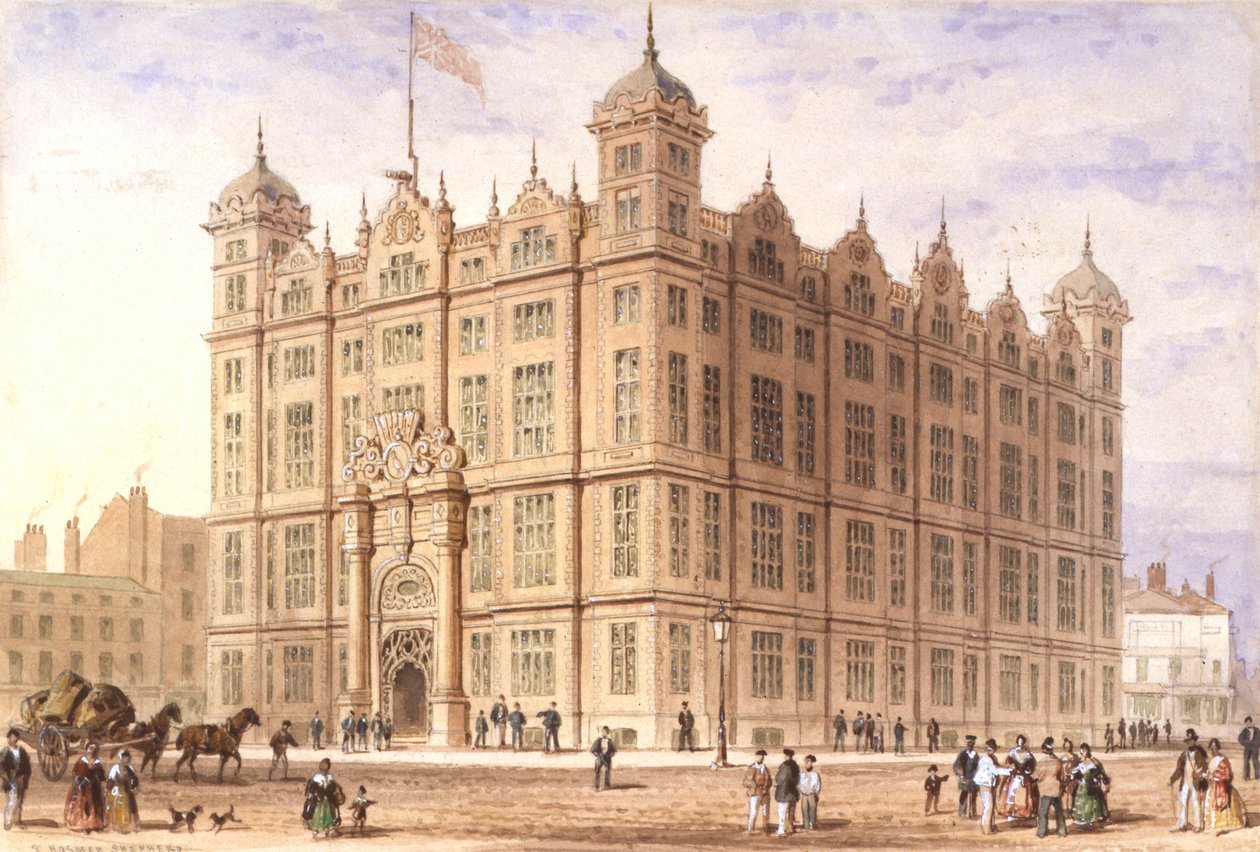 Liverpool Denizciler" Evi, 1850 by Thomas Hosmer Shepherd