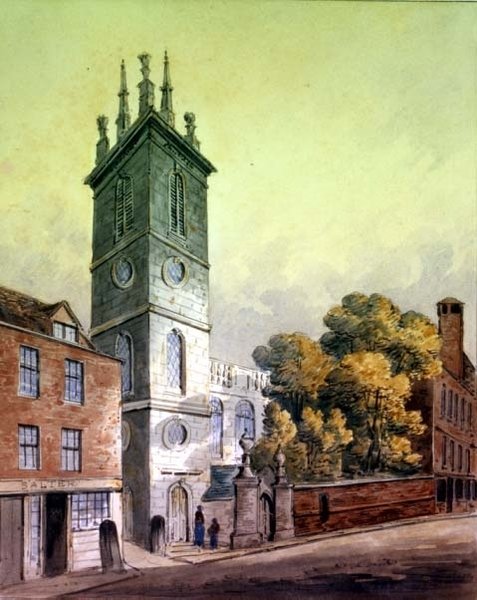 Aziz Mary Somerset (baskı) by Thomas Hosmer Shepherd
