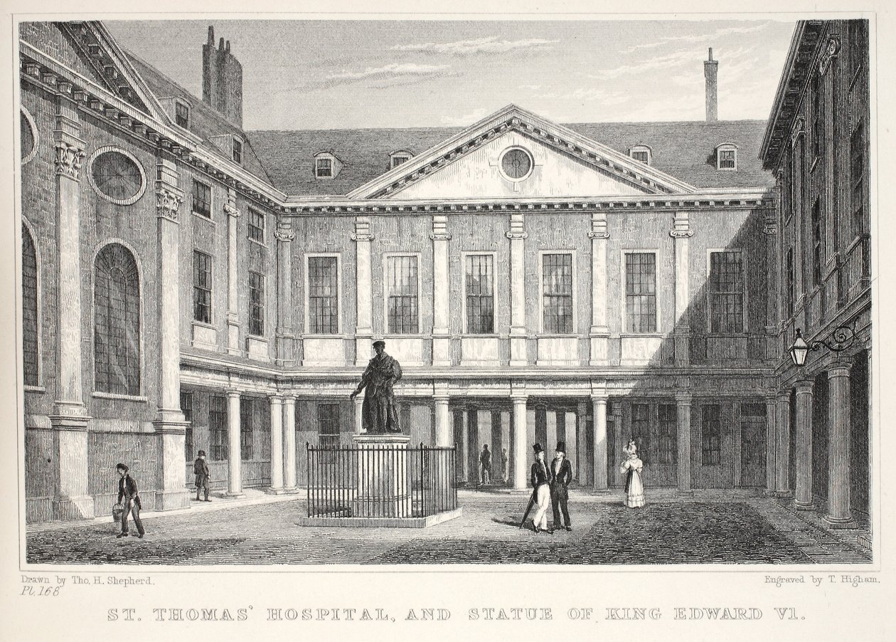 St Thomas Hastanesi ve Kral Edward VI Heykeli, 