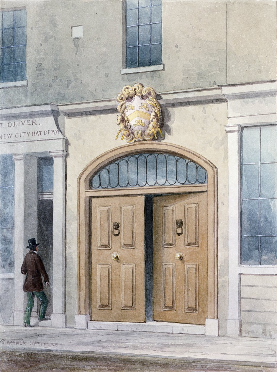 Antrenör Salonuna Giriş, 1854 by Thomas Hosmer Shepherd