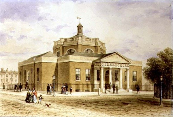 Guildhall, Westminster (kağıt üzerine suluboya) by Thomas Hosmer Shepherd