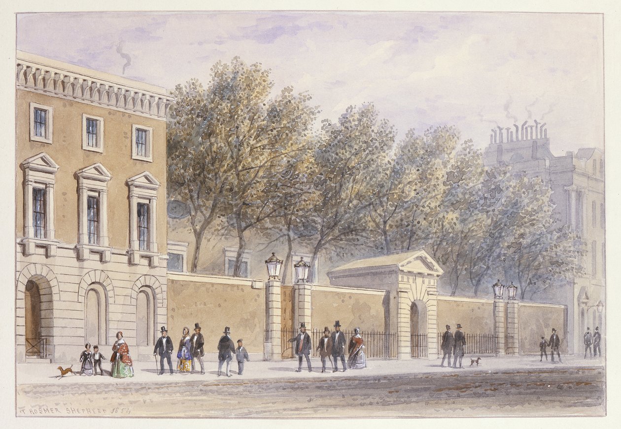 Bakkal Salonuna Yeni Giriş, 1854 by Thomas Hosmer Shepherd