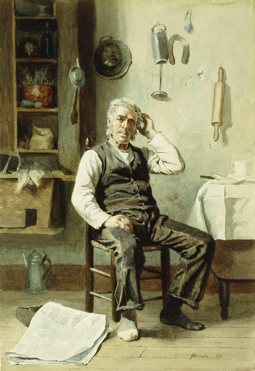 şaşkın, 1881 by Thomas Hovenden