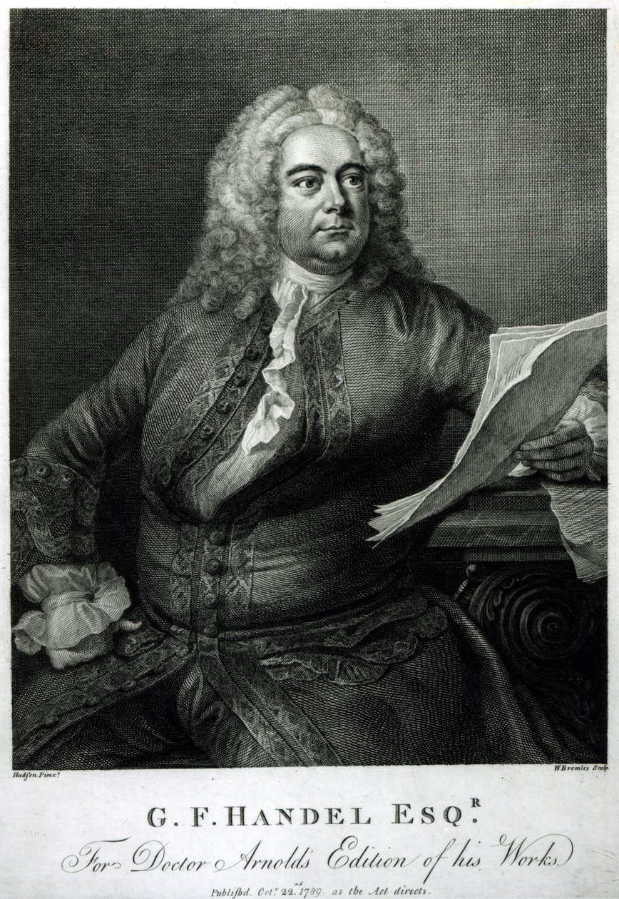 George Frederick Handel (1685-1759), William Bromley (1769-1842) tarafından Doktor Arnold