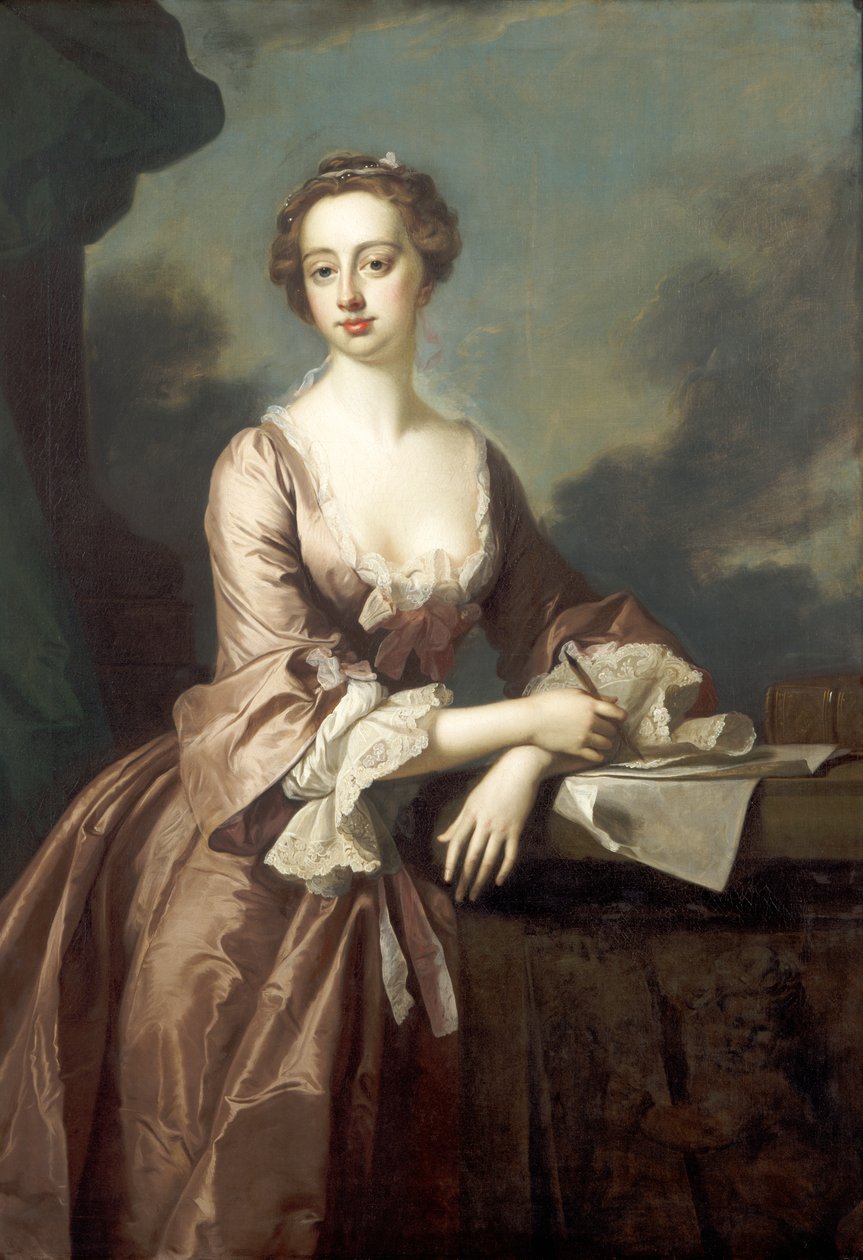 Mary Finch, Vikontes Andover, 1746. by Thomas Hudson