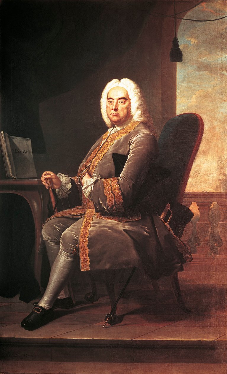 Alman-İngiliz besteci George Frideric Handel