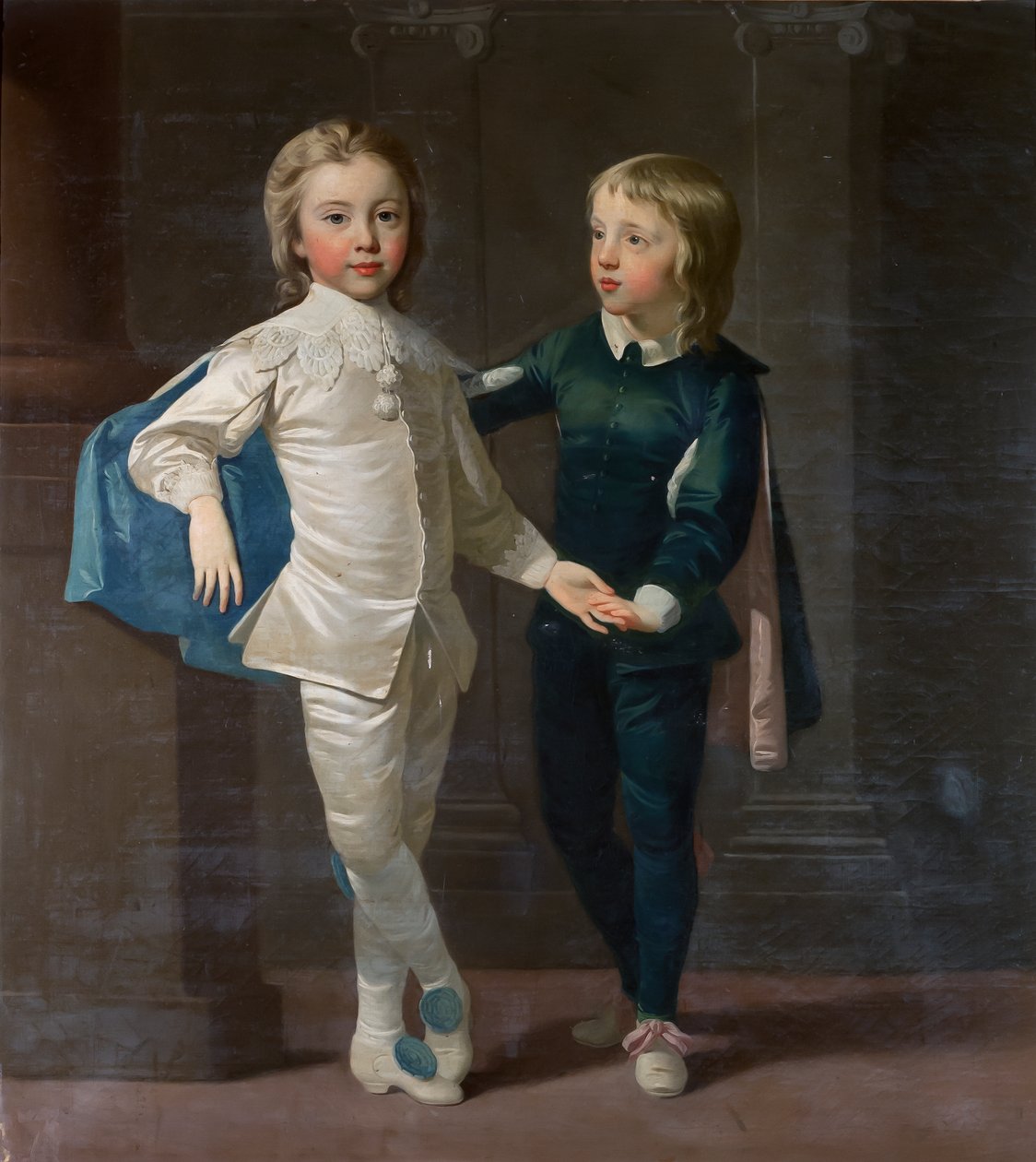 Sir Edward Hulse, 3. Baronet ve kardeşi Samuel Hulse, c.1758 by Thomas Hudson