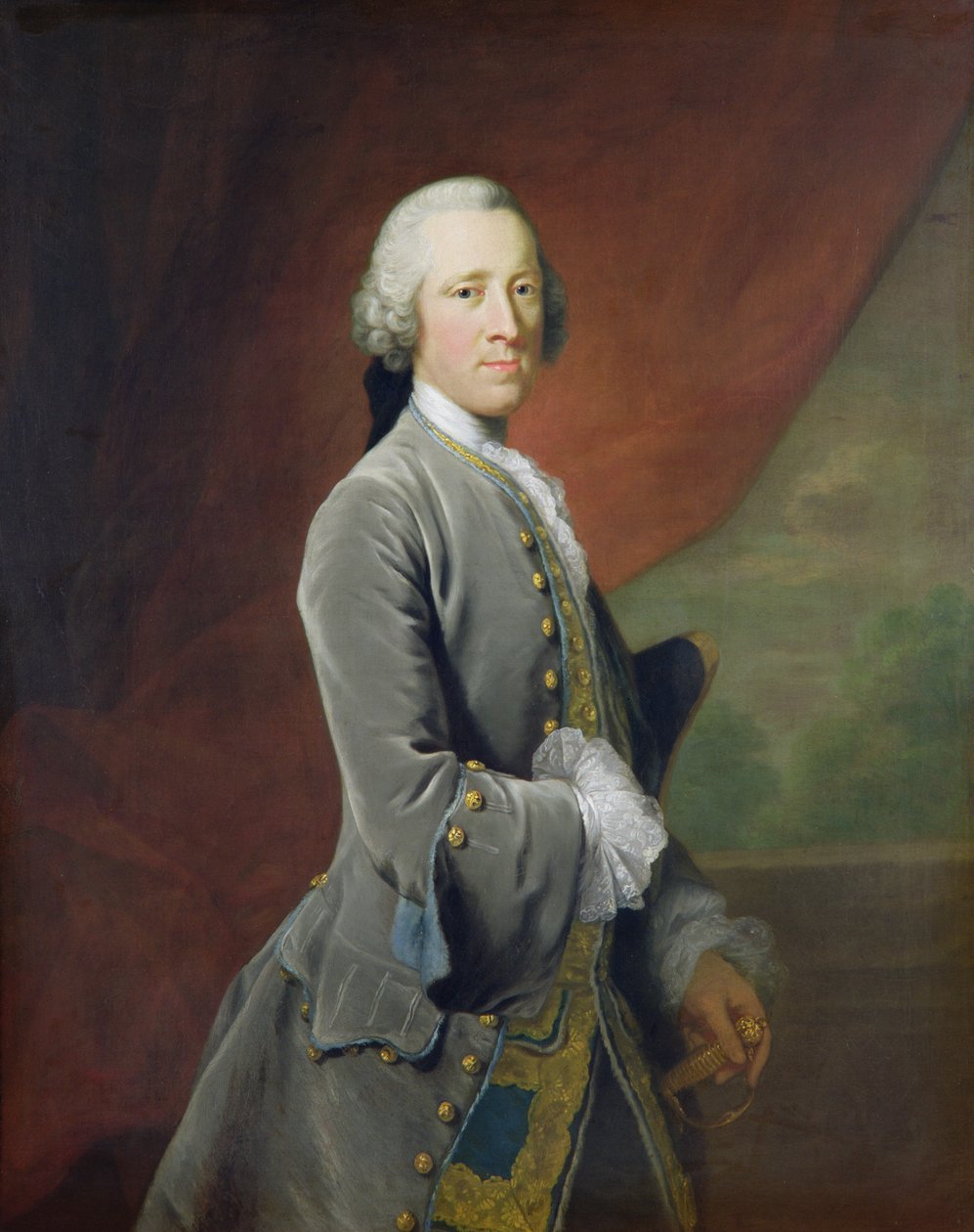 William Cavendish, 4. Devonshire Dükü (tuval üzerine yağlı boya) by Thomas Hudson
