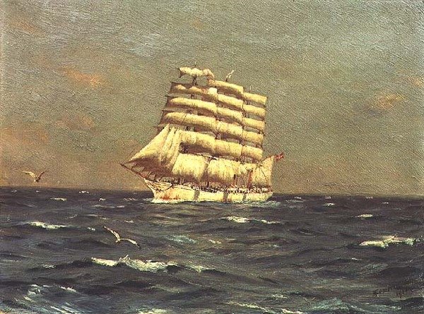 Danimarka ticaret gemisi, Viking by Thomas J. Somerscales