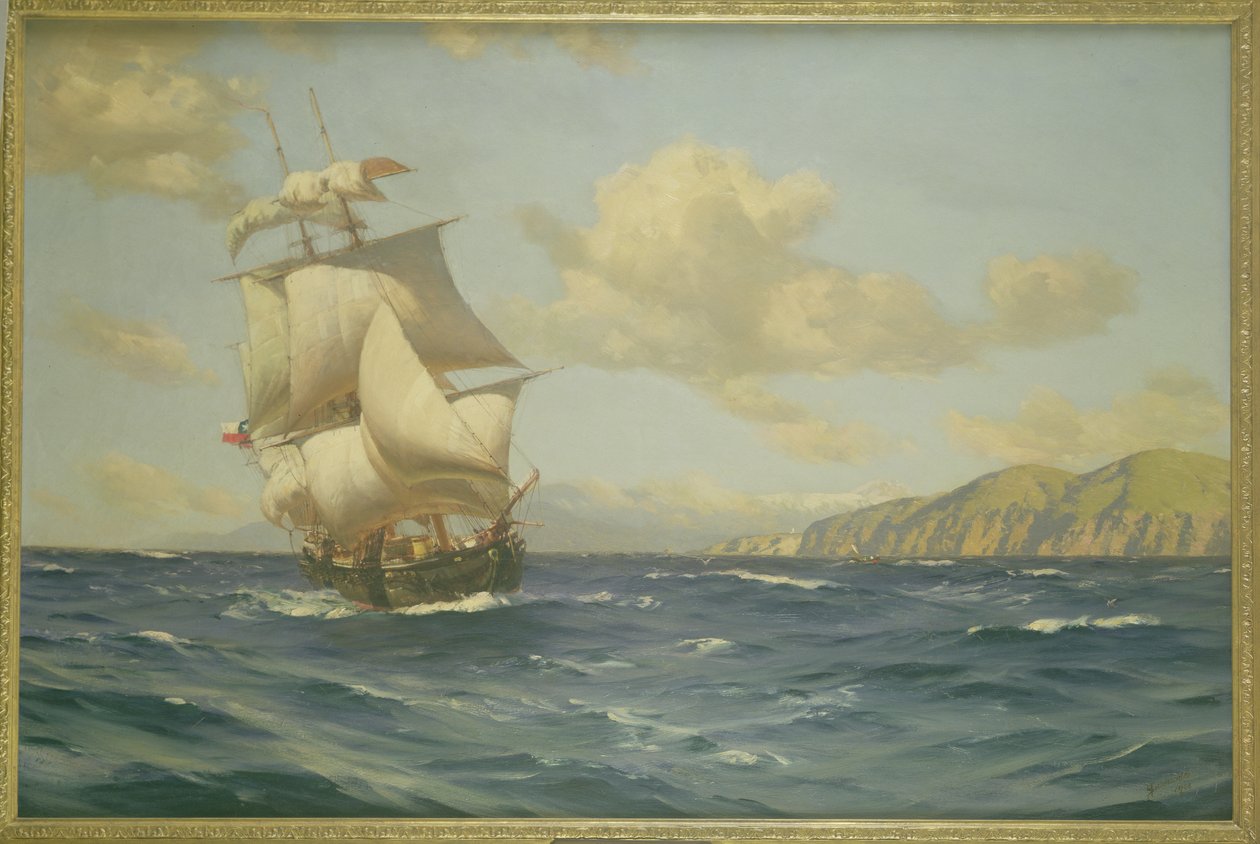 Esmeralda, 1908 by Thomas J. Somerscales